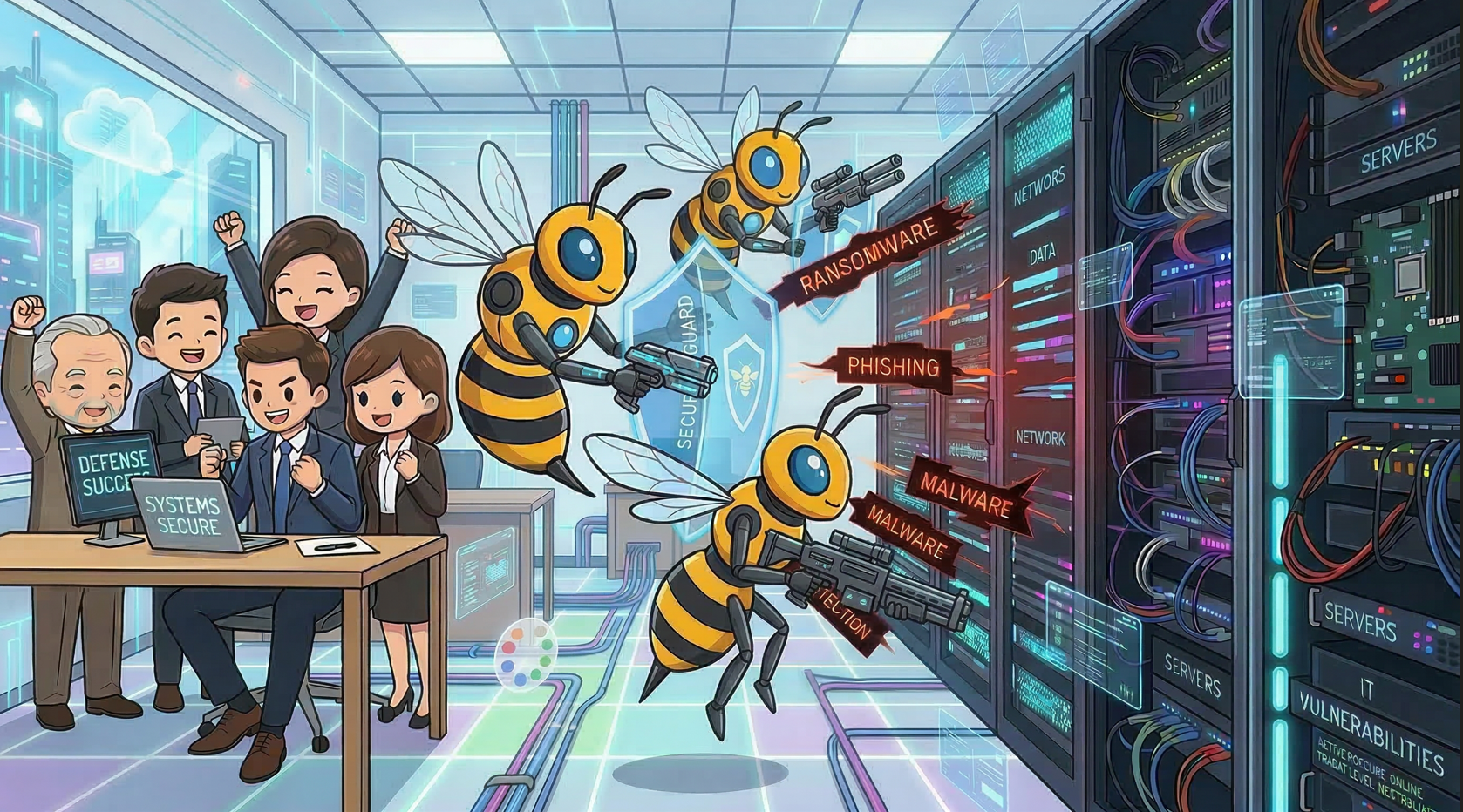 サイバー攻撃の脅威イメージ